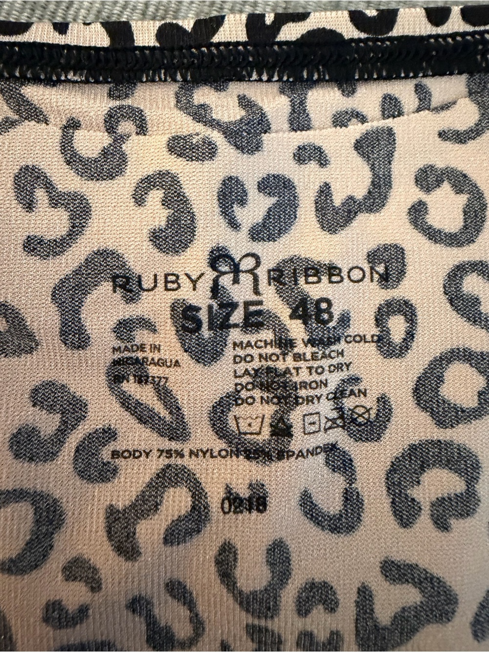 Ruby Ribbon Original Cami in Leopard Print